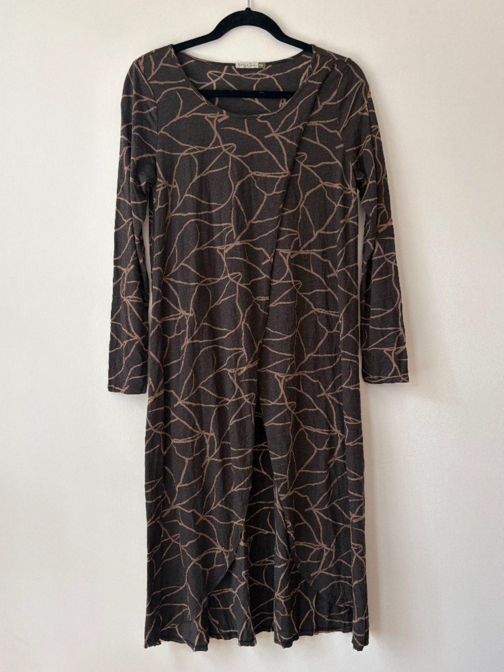Chalet et ceci grey pattern dress